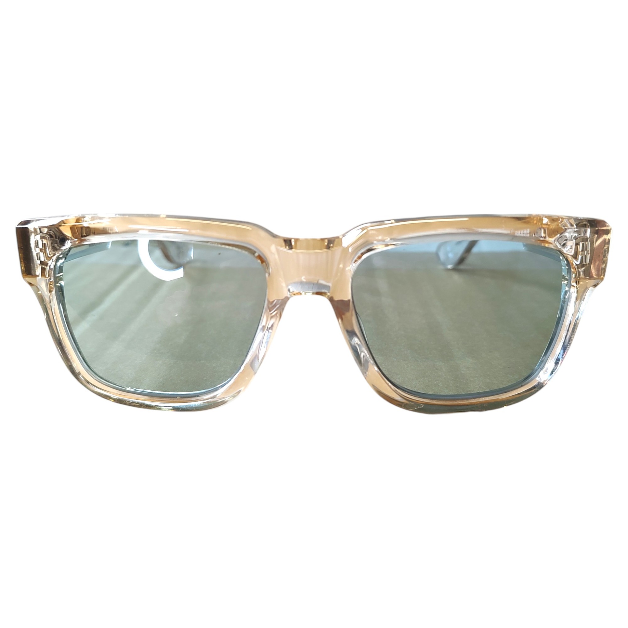 【中古】Chrome Hearts クロムハーツ BOX OFFICER クリアフレーム サングラス F F フレーム:クリア レンズ:ブルー系