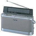 【中古】 SONY TV 1ch-12ch FM AMラジオ ICF-A100V-S