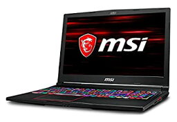 【中古】 MSI ゲーミング<strong>ノート</strong> GE63 8RE-002JP Windows10 第8世代 Corei7 15.6FHD 120Hz 16GB 256GBSSD+1TBHDD GTX 1060 6GB