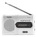 【中古】 INDIN ポータブルラジオ 多機能 防災用 AM FMラジオ 超薄型ミニポケットラジオ 住宅 アウトドア 乾電池式