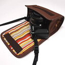 【中古】(未使用品) suono (スオーノ) ハンドメイド LUMIX GF6Xケース (ココア) - 電動ズームレンズキット