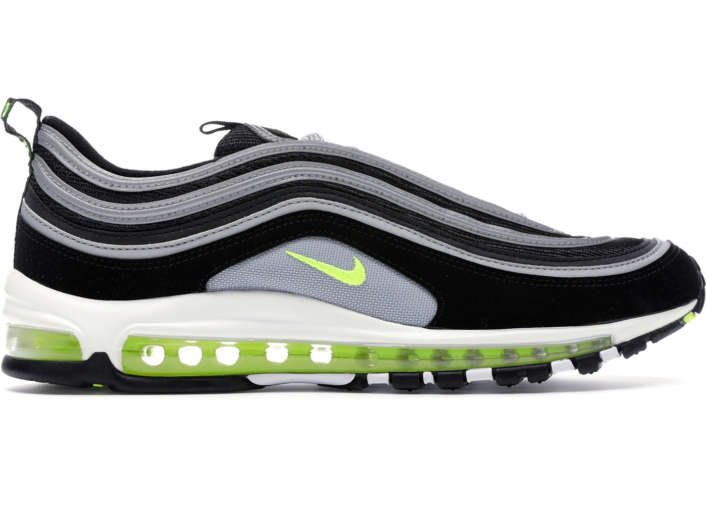 ナイキ メンズ <strong>エアマックス97</strong> Air Max 97 OG スニーカー BLACK/VOLT-METALLIC SILVER-WHITE