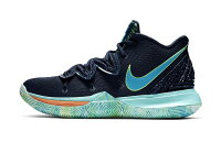 即納 ナイキ メンズ カイリー5 Nike Kyrie 5 IV UFO バッシュ Obsidian/Light Current Blue/Scream Greenの画像