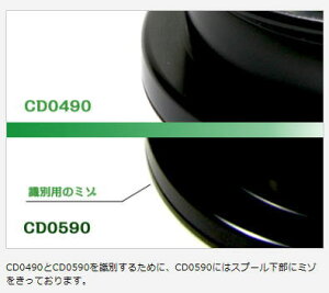 アベイルABUカーディナル3シリーズ用浅溝スプール【CD0490R】