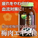 梅肉エキス粒 クエン酸 青梅 梅肉 エキス 粒 錠剤 ムメフラール 紀州産 疲れやすい 血流対策