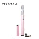 電動式ムダ毛処理カッター ミニ 携帯式 アンダーヘアー ビキ...