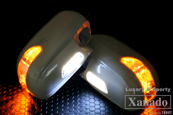 [Xanado]■車検対応■純正交換ドアミラーウィンカーカバーLED　後期 ノア ヴォクシー (NOAH VOXY)■塗装済■