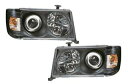 エンジェルアイヘッドライト ブラック 85-96 Mベンツ W124 Eクラス(ヘッドライト ヘッド ランプ プロジェクタ 車用品 カー用品 カスタム カスタマイズ パーツ 部品 diy カーパーツ 交換 ベンツ W124 Eクラス W124系)