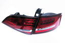 LEDテール レッド&クリスタル 08-UP AUDI A4 8K(テールランプ テール ランプ 車用品 カー用品 カスタム カスタマイズ パーツ 部品 diy カーパーツ テールライト ライト 尾灯 交換 アウディ audi A4 8K)