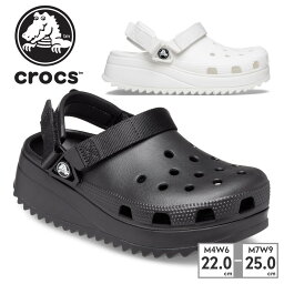 クロックス サンダル メンズ レディース クラシック ハイカー クロッグ 206772 060 143 <strong>crocs</strong> 2023春夏 CLASSIC HIKER CLOG ストリートスタイル ノコギリ状アウトソール