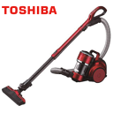 ★東芝 VC-MG910-R サイクロン式掃除機 トルネオ グランレッド 軽くて強力 洗えて清潔 ふとん用ブラシ付 自走式