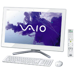 SONY ソニー VPCL248FJ/WI(ホワイト) VAIO(バイオ) Lシリーズ 24型ワイド液晶一体型デスクトップPC HDD2TB/ブルーレイディスクドライブ/TVチューナー内蔵 ボードPC 2012年春モデル VPCL248FJWI【2sp_120810_ blue】【yokohama】