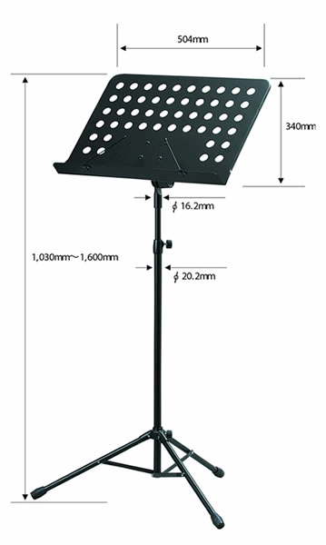 KC 譜面台 M-300B/BK M300B 【yokohama】【沖縄県は送料￥2,100 代引き不可】