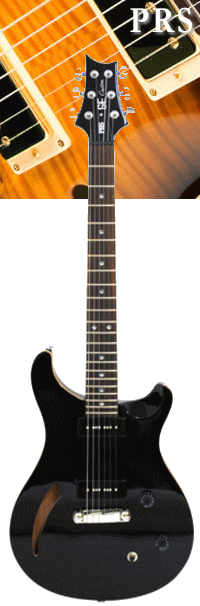 PRSʥݡ꡼ɥߥ SE Models SE Custom Semi-Hollow SOAPBAR Black