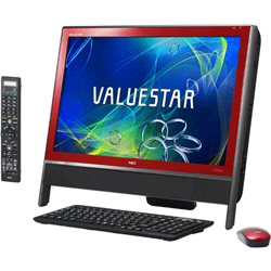 NEC 日本電気 PC-VN770GS6R クランベリーレッド VALUESTAR N VN770/GS HDD2TB/21.5型ワイド/地デジWチューナー/MS Office 液晶一体型デスクトップPC PCVN770GS6R【yokohama】