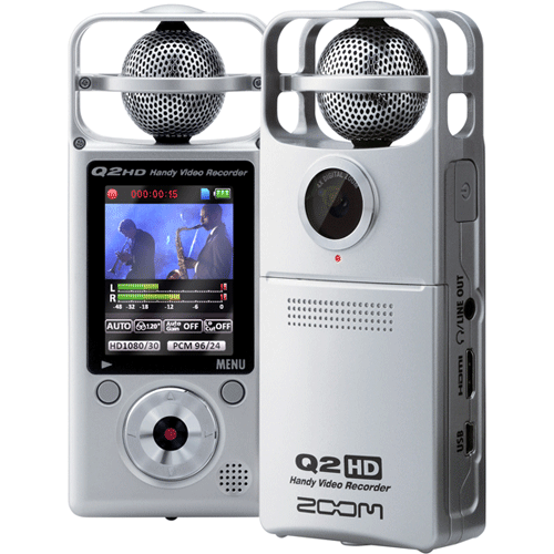 ZOOM ズーム Q2HD Handy Video Recorder(ハンディビデオレコーダー) ICレコーダー ハンディレコーダー Q2 HD 【2sp_120810_ blue】【yokohama】