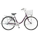 送料無料 ブリヂストン シティサイクル自転車 プロムナード 変速なしモデル PU60T1 ベリ-パ-プル 【2021年モデル】【完全組立済自転車】