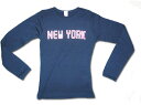 世界都市めぐりニューヨークレディスデザインTシャツ