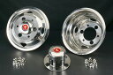 ステンレスホイールライナーセット 2tキャンター用15インチ 27mm6穴(C-15)