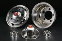 ステンレスホイールライナーセット 2tキャンター用15.5インチ 38mm5穴(C-155)