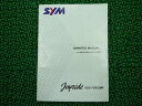 SYM 正規 バイク 整備書 取扱説明書 英語版