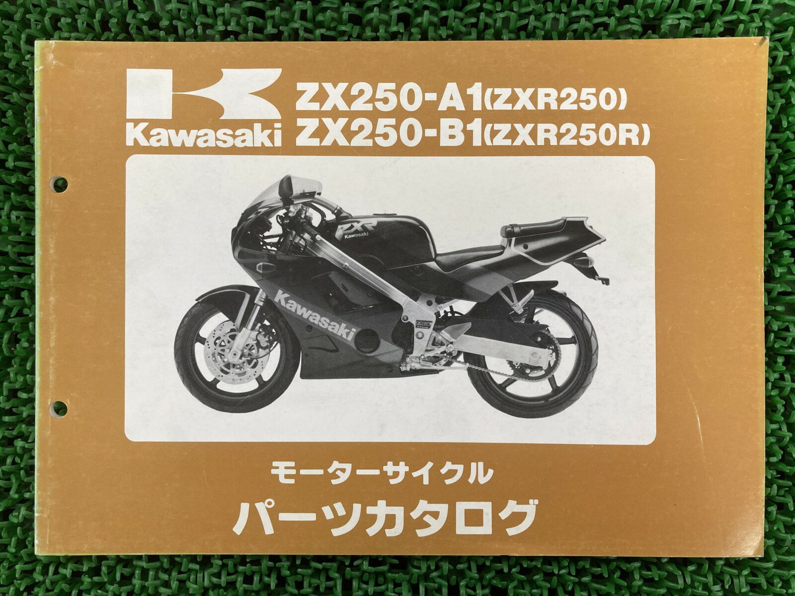 ZXR250 R パーツリスト ZX250-A1 B1 カワサキ 正規 バイク 整備書 ZX250-A1 ZX250-B1 ZX250A-000 300 th 車検 パーツカタログ 整備書 【中古】