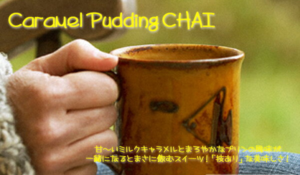 【スイーツティ】1番人気チャイ：CaramelPuddingCHAI「キャラメルプリンチャイ」(100g)【送料無料：メール便】