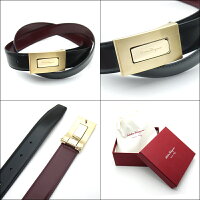 【セール】【即発送可能】フェラガモ/SalvatoreFerragamoメンズリバーシブルベルト・67-9402ゴールド