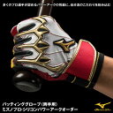 <受注生産>ミズノ(MIZUNO) バッティンググローブ(両手用) ミズノプロ シリコ