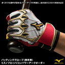 ＜受注生産＞ミズノ（MIZUNO）　バッティンググローブ（両手用）　ミズノプロ シリコ