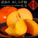 北御山生産組合 山内さんの「訳ありみしらず柿」 約4kg 2...