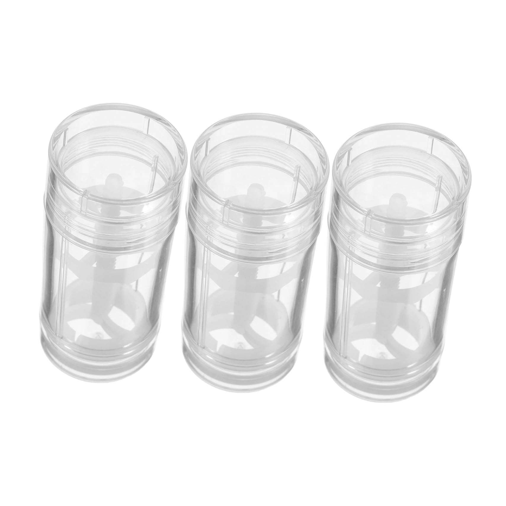 PP リップクリームチューブ ポータブル <strong>リップグロス容器</strong> 再利用可能 ホルダー 旅行用 化粧品やシャワージェル用 丈夫でコンパクトなサブチューブ 3個入り