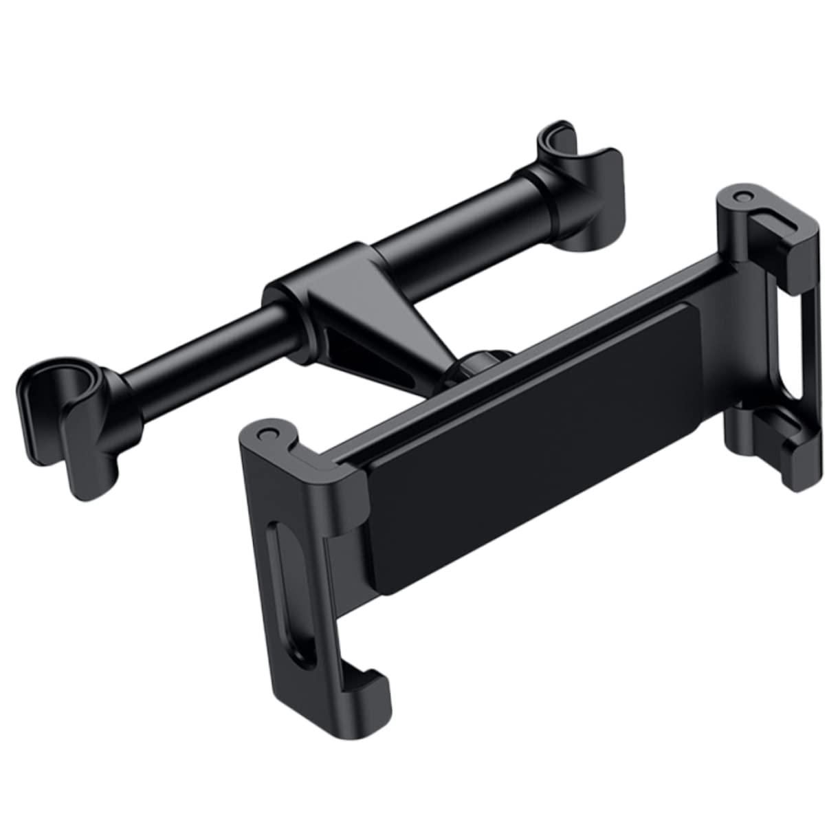 ヘッドレストタブレットホルダー 車載用ステイト可能 タブレットマウントスタンド 後部座席用 スマホ両用 便利な充電対応