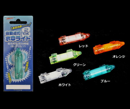 マルシン漁具自動点灯水中ライト2灯式
