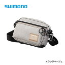 シマノ ヒップバッグ WB-021Q メランジベージュ Sサ...