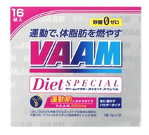 明治乳業　VAAM　ヴァームパウダー　ダイエットスペシャル　【砂糖0ゼロ】　(7g×16袋入)