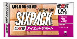 UHA味覚糖 <strong>シックスパック</strong> <strong>プロテインバー</strong> クランベリー味 (1個) SIXPACK　※軽減税率対象商品