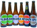 箕面ビール 5種類(ピルスナー×2&ヴァイツェン&ペールエール&スタウト&W-IPA)330ml×6本飲み比べセット 【要冷蔵商品】【大阪】