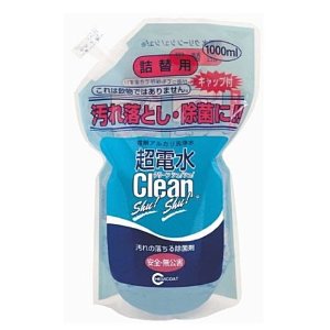 超電水クリーンシュ！シュ！詰替用1000ml【送料無料】（電解アルカリイオン水100％のク…...:tsutsu-uraura:10001003