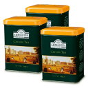 富永貿易 AHMAD TEA 紅茶 セイロン リーフティー200g × 3個 缶《あす楽》