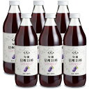 《送料無料》アルプス 旬摘 信州巨峰 果汁100% ストレートジュース 1L × 6本 セット