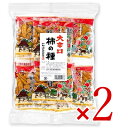 浪花屋製菓 大辛口柿の種 徳用袋 224g(16g×14袋入) × 2袋【ピーナッツなし つまみ お酒のおつまみ 浪花屋 なにわ かきのたね ケース販売】《あす楽》