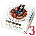 K&K 缶つまプレミアム 日本海獲りほたるいかの沖漬風 85g × 3個 【缶つま 缶詰 KK ほたるいか いか イカ つまみ】
