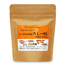 【マラソン限定！最大2200円OFFクーポン配布中！】こもれびガーデン スパイスだけの<strong>カレー粉</strong> 90g 袋