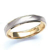 プラチナ/K18コンビマリッジリング【結婚指輪】【ロマンス　レディースサイズ】