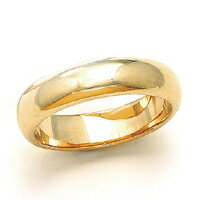 K18マリッジリング【結婚指輪】【甲丸　レディースサイズ】