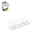 ハト・カラス・ムクドリ対策 ハトよけ フレックスバリヤー 84本セット