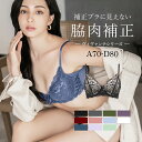 苦しくないソフト補正ブラ 脇高ブラ 背中綺麗ピオニーレースアップブラ ブラジャー 補正下着 かわいい レディース インナー 下着 単品 vivante【ブラジャー単品】【tu-hacci】