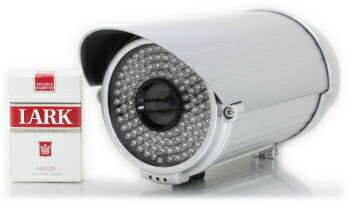 【SA-49801】 41万画素カラー 屋外用防犯カメラ・監視カメラ f=3.6〜9.0mm 赤外線LED内蔵 最低照度0.1LUX