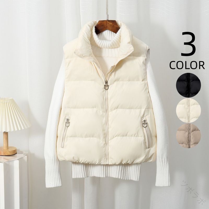 ダウンベスト レディース ロングダウンベスト 中綿ベスト ロングベスト 羽毛ベスト 秋冬用 防寒着 軽量で快適な着心地 人気のロング丈ベスト 防風保温性抜群でおしゃれな防寒ファッション